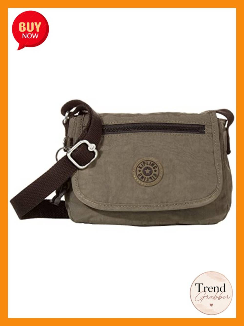 Mini Crossbody Bag Water Resistant Nylon Travel Purse